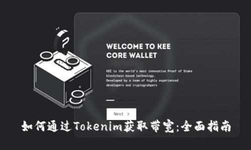 如何通过Tokenim获取带宽：全面指南