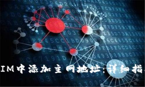 如何在TokenIM中添加主网地址：详细指南与实用技巧