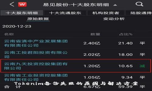 Tokenim备份失败的原因与解决方案