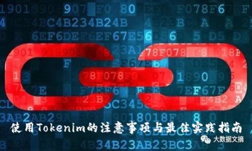 使用Tokenim的注意事项与最佳实践指南