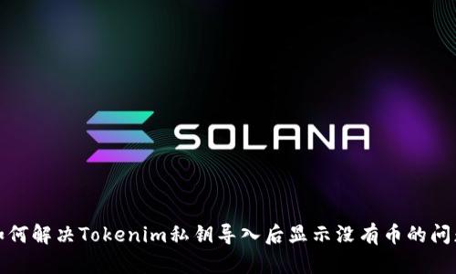 如何解决Tokenim私钥导入后显示没有币的问题