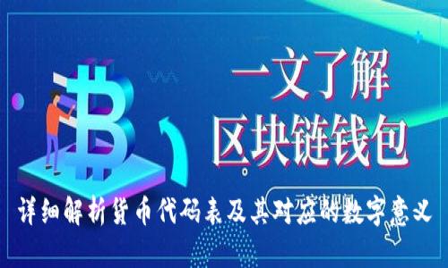 详细解析货币代码表及其对应的数字意义