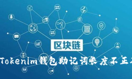 如何解决Tokenim钱包助记词长度不正确的问题？