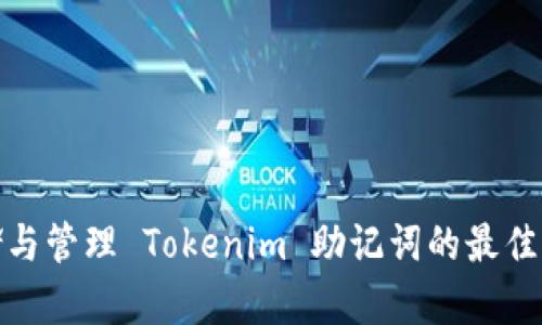 安全存储与管理 Tokenim 助记词的最佳云盘方案