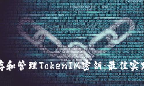 如何安全保存和管理TokenIM密钥：最佳实践与解决方案